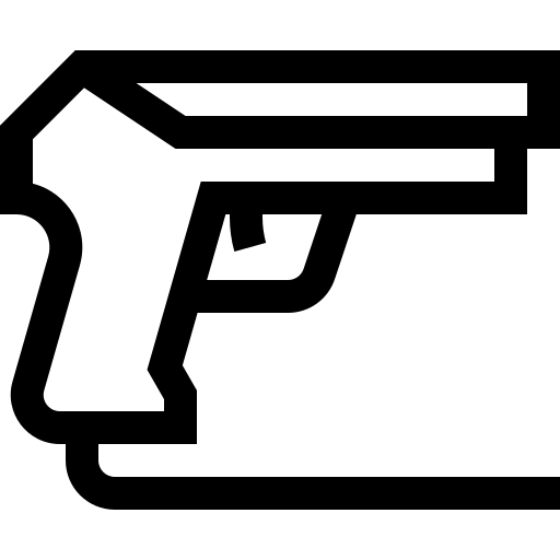 pistolet Basic Straight Lineal Icône