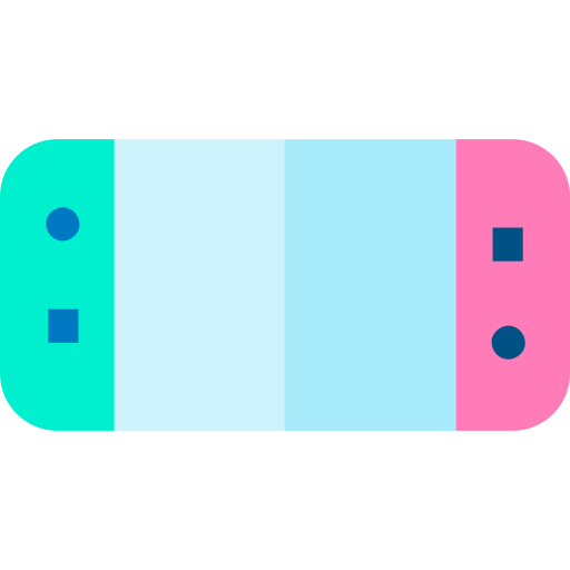 videoconsola Basic Straight Flat icono