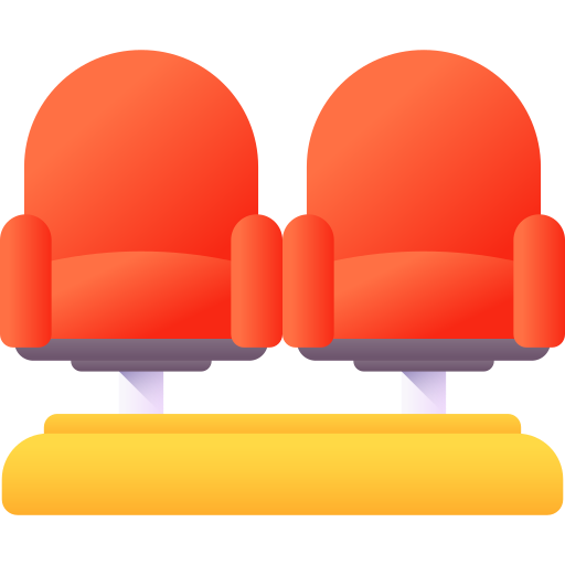 asiento 3D Color icono