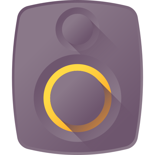 스피커 3D Color icon