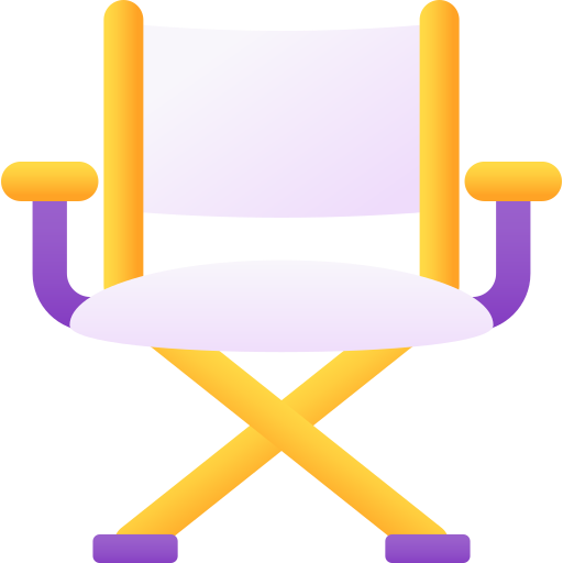 이사 의자 3D Color icon