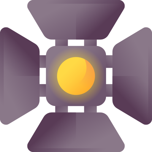 スポットライト 3D Color icon