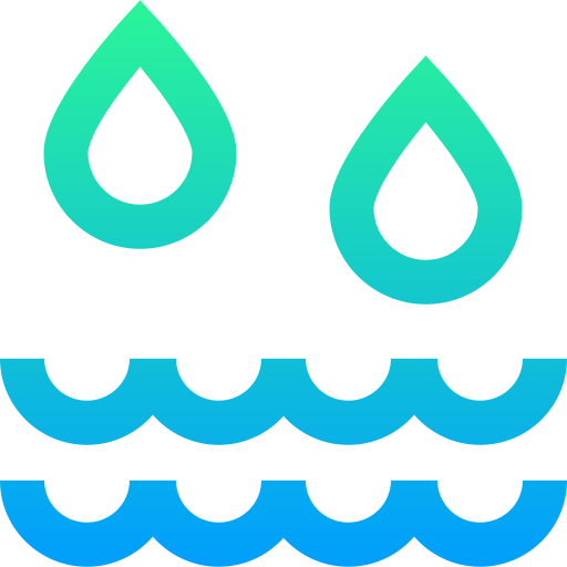 Water Super Basic Straight Gradient icon