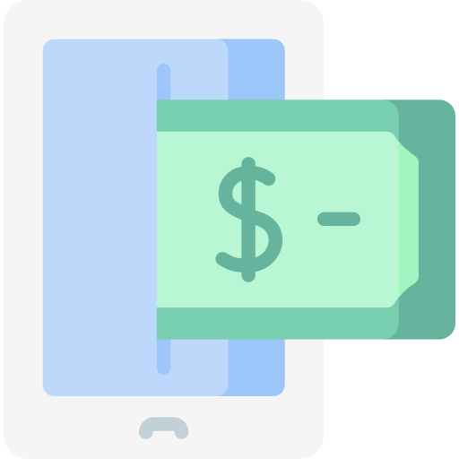 Mobile banking Special Flat icon