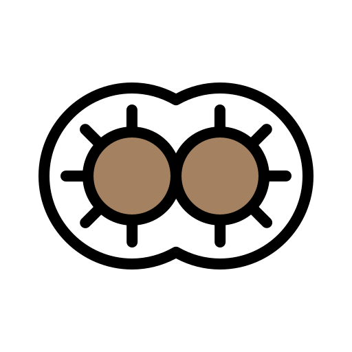 細胞分裂 Generic Outline Color icon