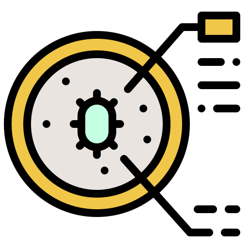 페트리 접시 Generic Outline Color icon