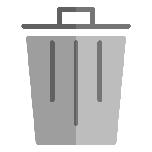 bote de basura Generic Flat icono