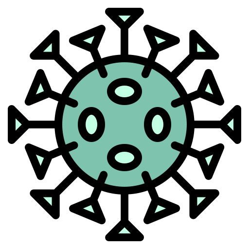 바이러스 Generic Outline Color icon