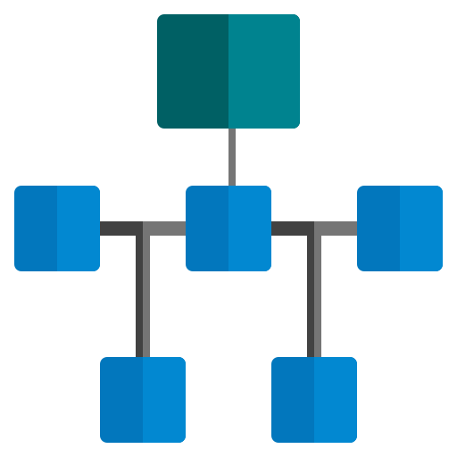 hierarchische struktur Generic Flat icon