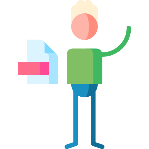 File Puppet Characters Flat icon
