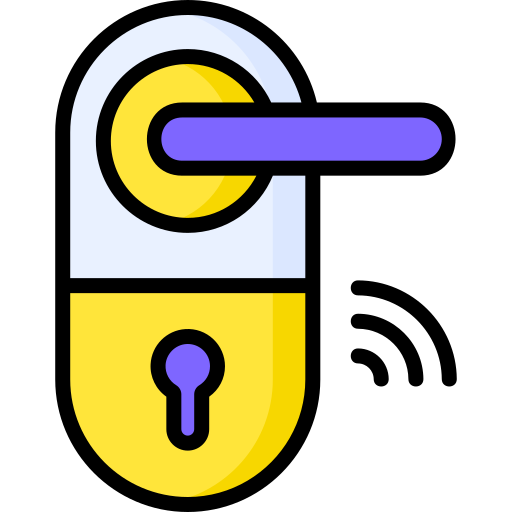 Door knob Special Lineal color icon