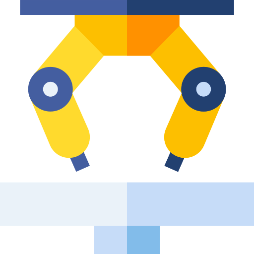 로봇 수술 Basic Straight Flat icon