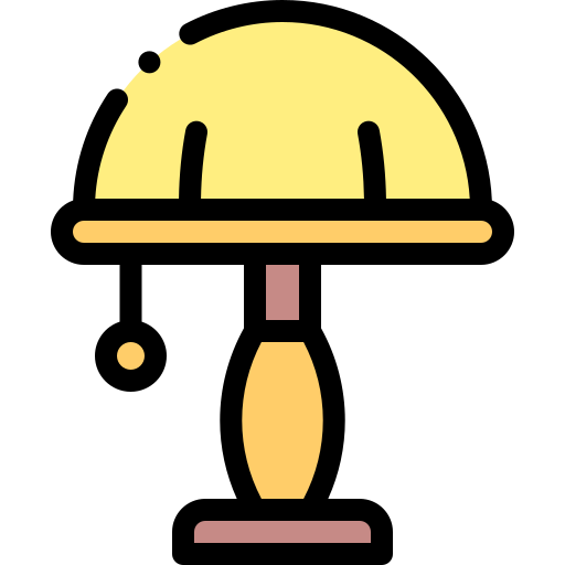 lampada da tavolo Detailed Rounded Lineal color icona