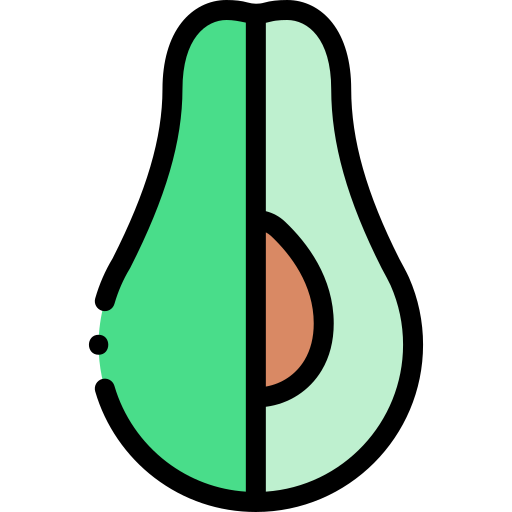 awokado Detailed Rounded Lineal color ikona