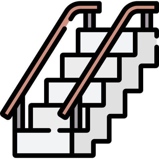escaliers Special Lineal color Icône
