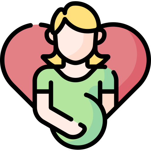 embarazada Special Lineal color icono