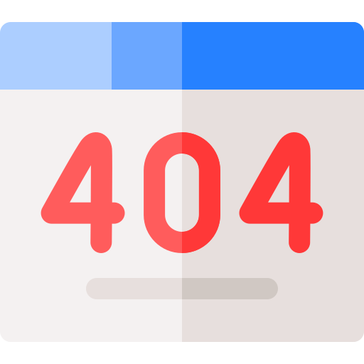 404 Basic Rounded Flat icoon
