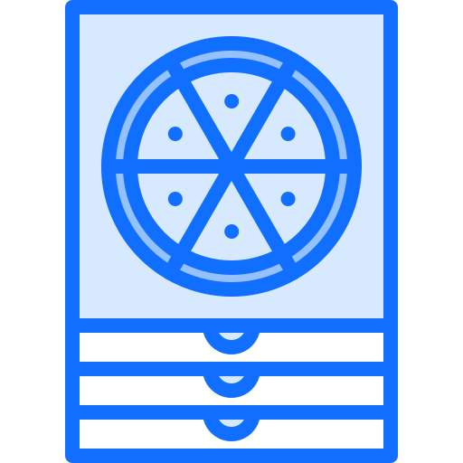 ピザ Coloring Blue icon