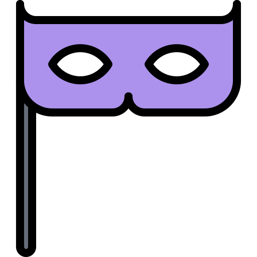 máscara de fiesta Coloring Color icono