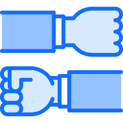 싸움 Coloring Blue icon