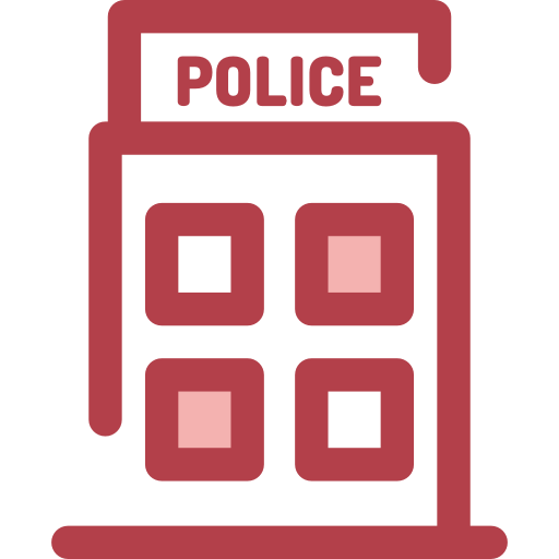 Полиция Monochrome Red иконка