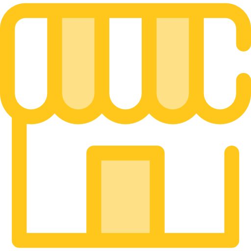 가게 Monochrome Yellow icon