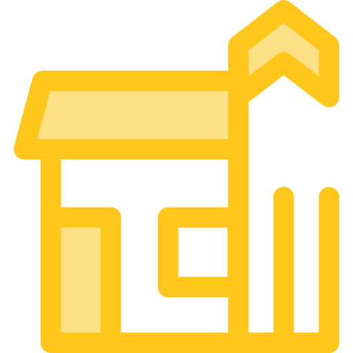 Building Monochrome Yellow icon