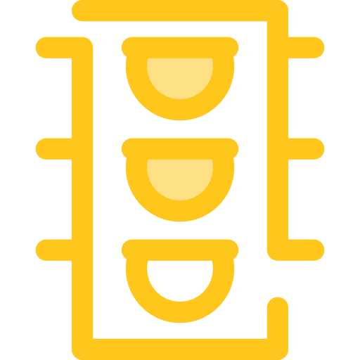 街路灯 Monochrome Yellow icon