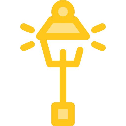 lampione stradale Monochrome Yellow icona