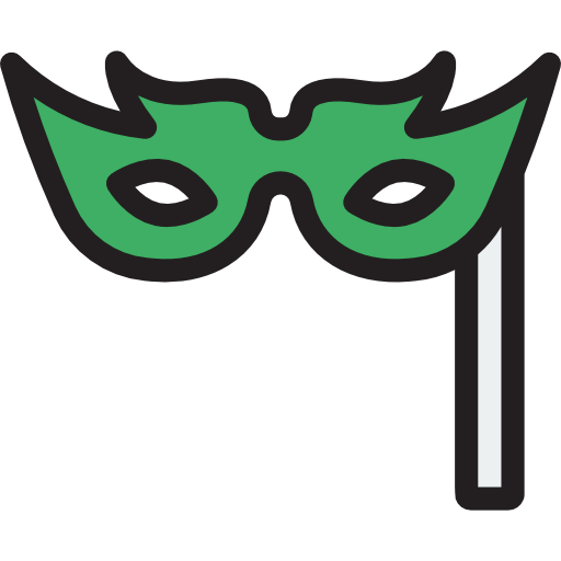 カーニバルマスク Detailed Rounded Lineal color icon
