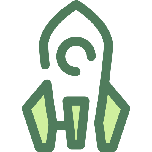 로켓 선 Monochrome Green icon