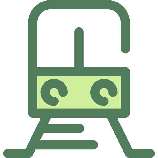 trein Monochrome Green icoon