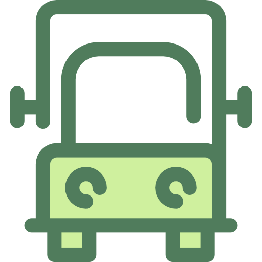 트럭 Monochrome Green icon