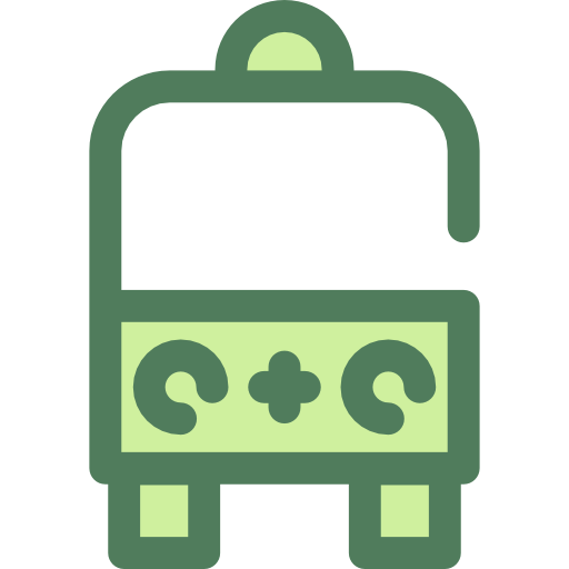 ambulance Monochrome Green icoon