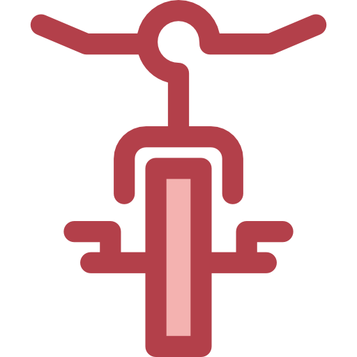 rower Monochrome Red ikona