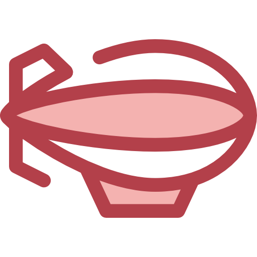 Zeppelin Monochrome Red icon