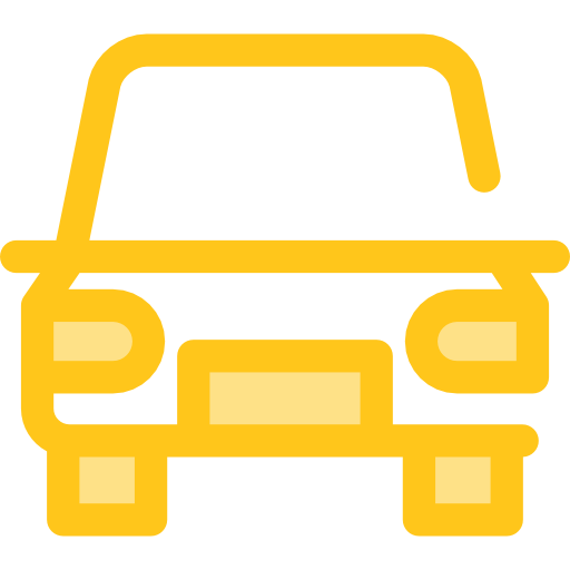 Car Monochrome Yellow icon