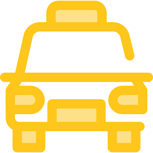 taxi Monochrome Yellow icono