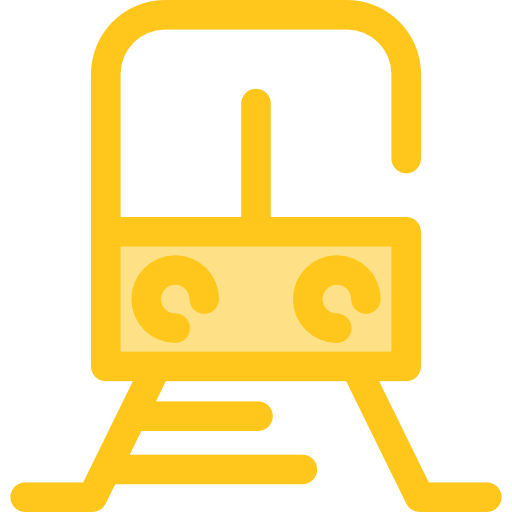 trein Monochrome Yellow icoon