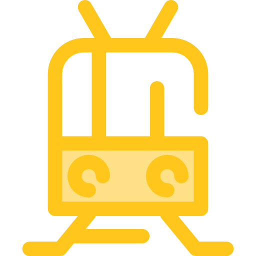 straßenbahn Monochrome Yellow icon