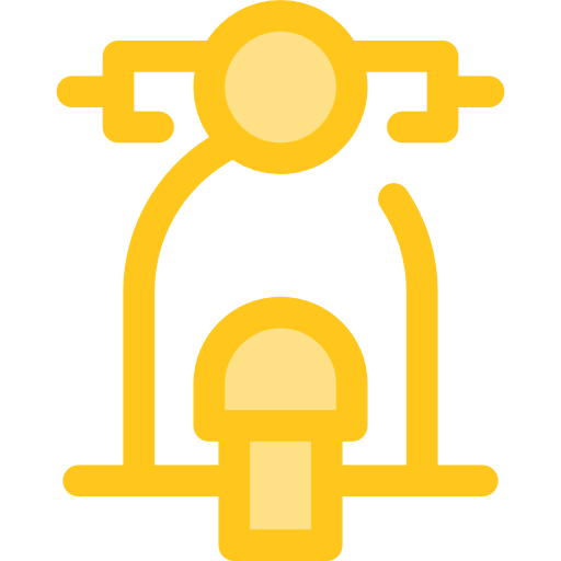 moto Monochrome Yellow Icône