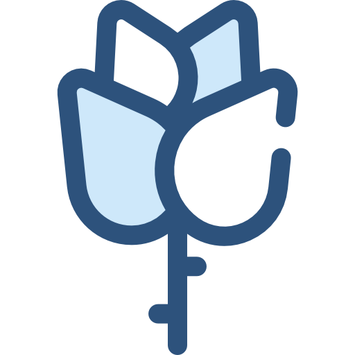 Rose Monochrome Blue icon