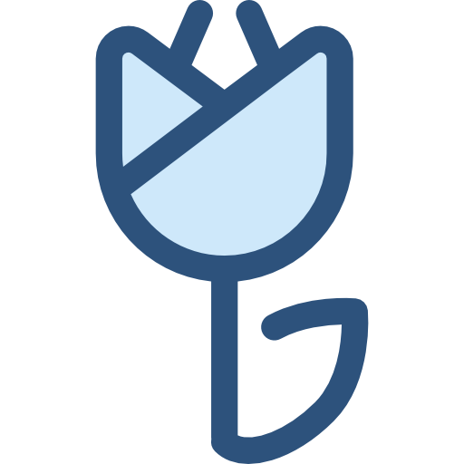 tulipan Monochrome Blue ikona