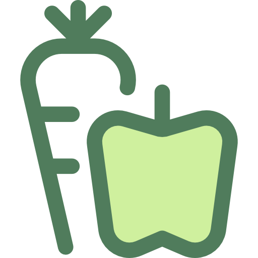 gemüse Monochrome Green icon