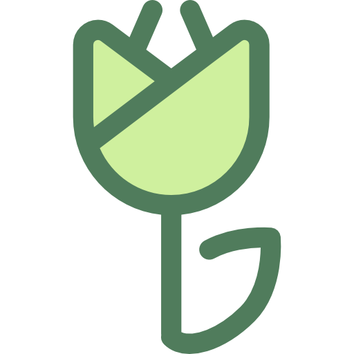 tulipan Monochrome Green ikona