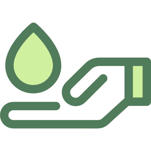 druppel Monochrome Green icoon