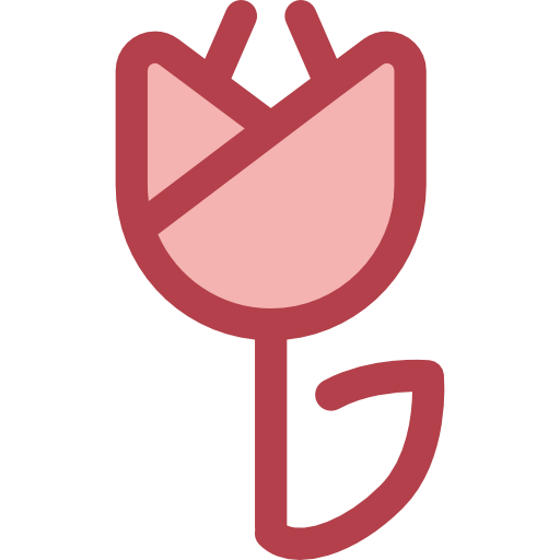 tulipán Monochrome Red icono