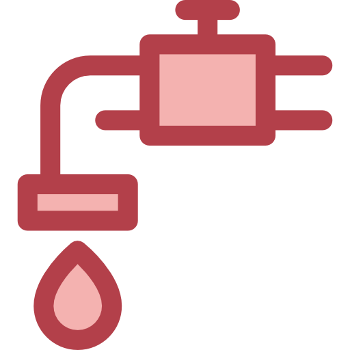 Faucet Monochrome Red icon