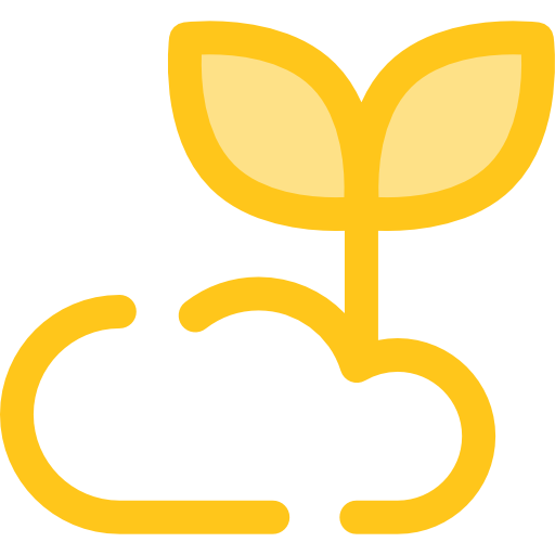 Sprout Monochrome Yellow icon