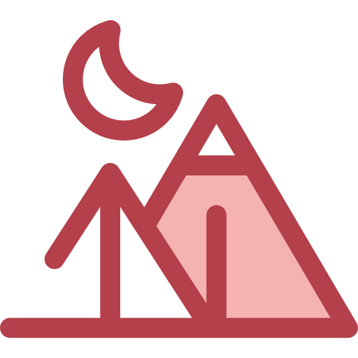montañas Monochrome Red icono